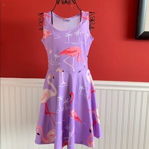 Flirty and fun pink Flamingo Dress by CowCow NWOT